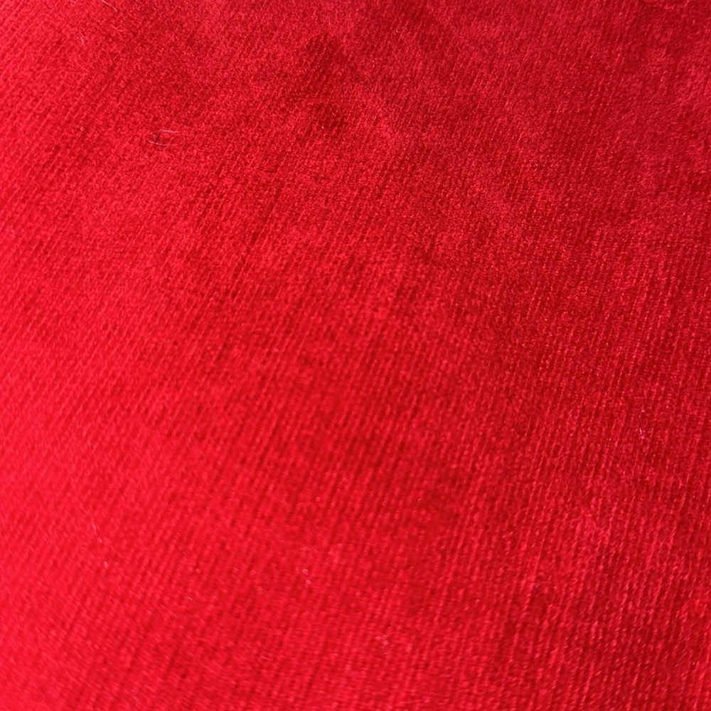 JBrand ZOEY Bright Red Velvety Corduroy Jeans “Great Red” Wash Zippered Pockets - Picture 9 of 14
